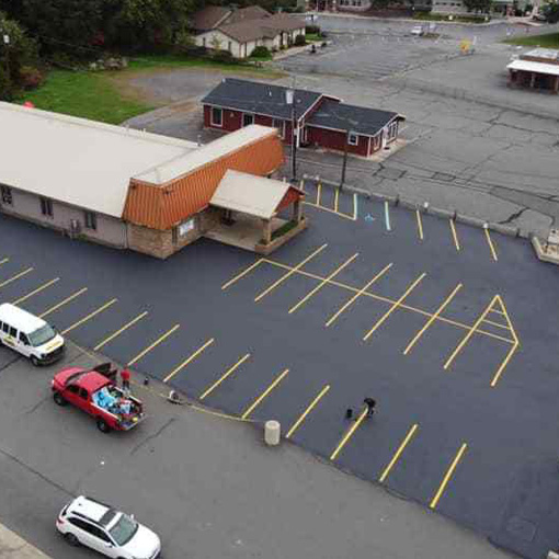 Line striping project